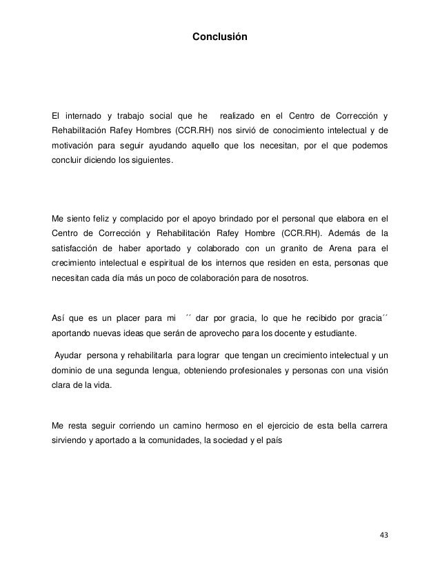 Internado y trabajo social severino