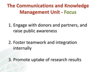 Internal communications presentation simone