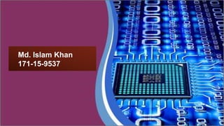 Md. Islam Khan
171-15-9537
 