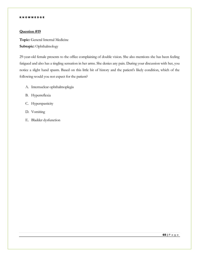 Internal Medicine Practice Questions for ABIM Exam / NBME Internal