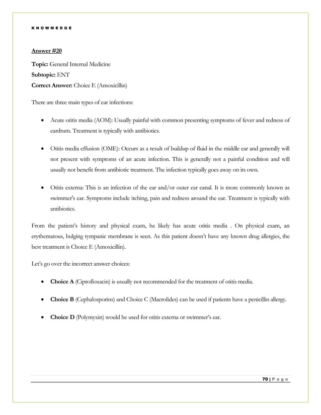 Internal Medicine Practice Questions for ABIM Exam / NBME Internal