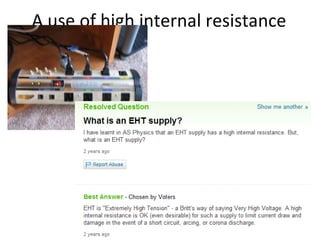 Internal Resistance, EMF and Oscilloscopes.ppt