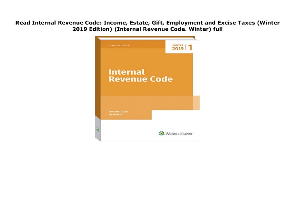 Read Internal Revenue Code Estate, Gift, Employment and Exci…