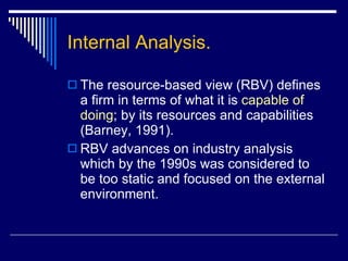 Internal analysis | PPT