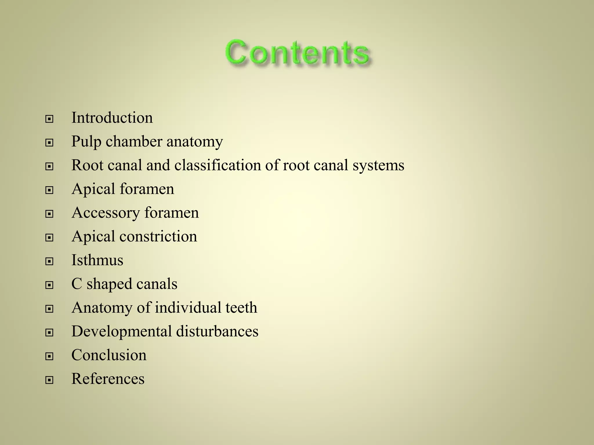 Internal anatomy of tooth | PPTX