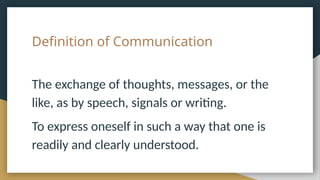 External Communication Define Internal and External communication.pptx