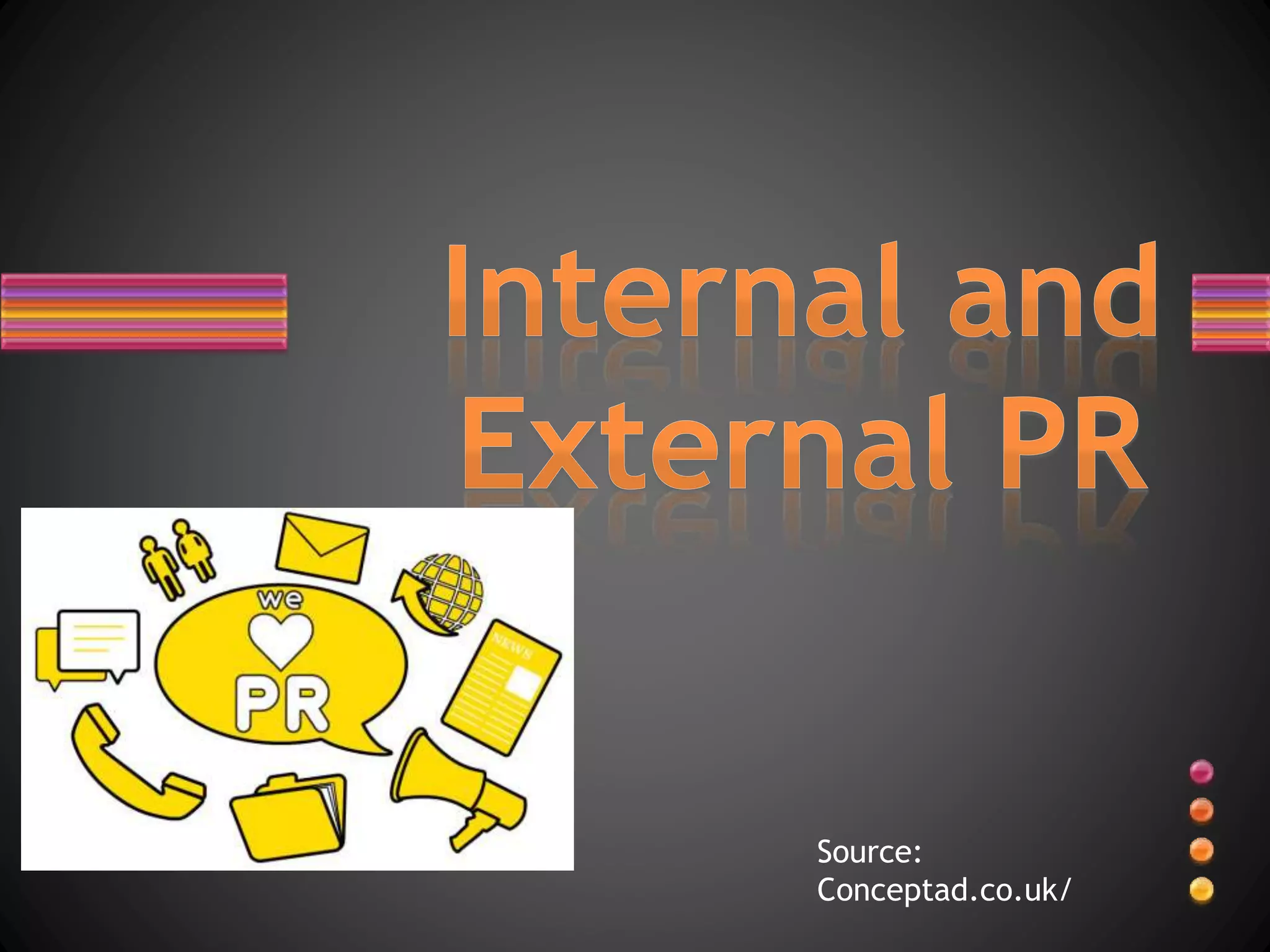 Internal and External PR PPT