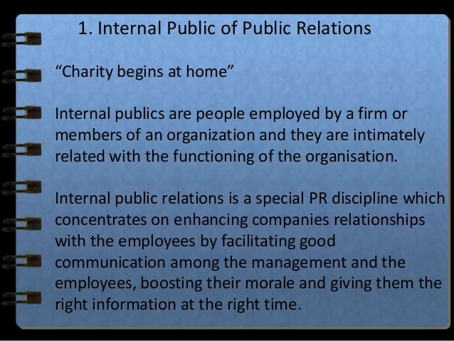 internal and external publics of public relations by organizational chart meaning