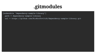 [submodule "dependency-sample-library"]
path = dependency-sample-library
url = https://github.com/KioKrofovitch/dependency-sample-library.git
.gitmodules
 