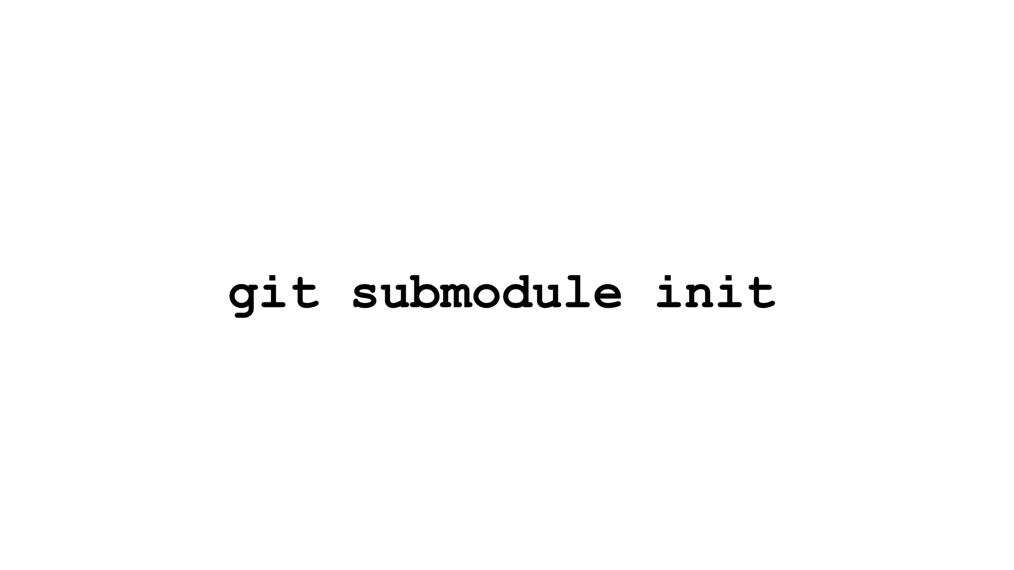git submodule init
 