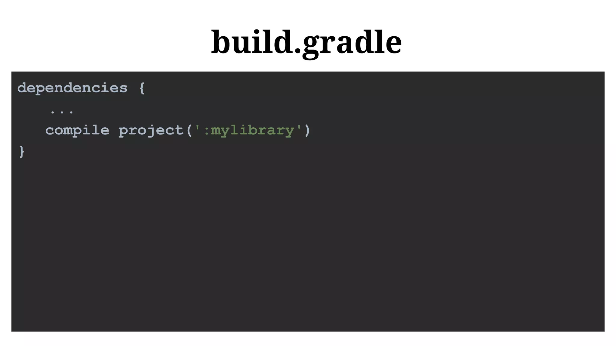 build.gradle
dependencies {
...
compile project(':mylibrary')
}
 