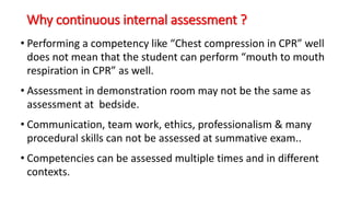 Internal assessment & formative assessment | PPTX