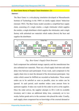Internal Assessment of Supply Chain Management | PDF