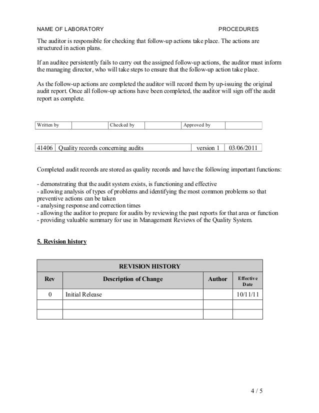 Internal Audit
