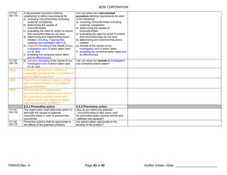 INTERNAL AUDIT ISO 13485:2016 Medical Device | PDF