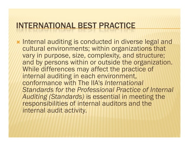 Internal Audit And Internal Control Presentation Leo Wachira | PPT ...