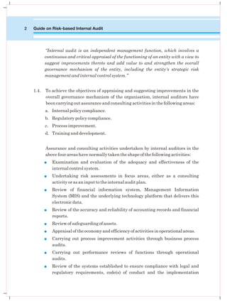 Internal Audit and Risk Assesment for Audit | PDF