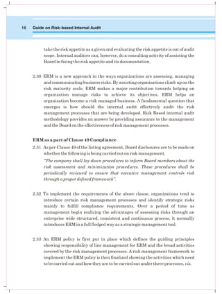 Internal Audit and Risk Assesment for Audit | PDF