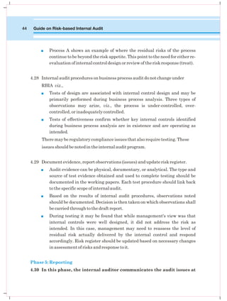 Internal Audit and Risk Assesment for Audit | PDF