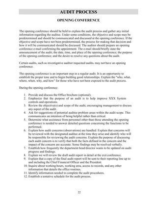 Internal audit manual template | PDF