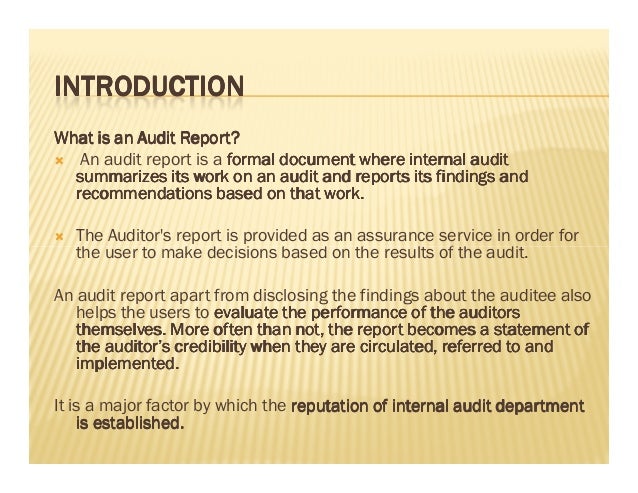 draft internal audit report company barca fontanacountryinn com draft internal audit report company