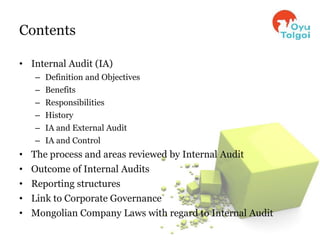 12.12.2011, Internal audit role and functions in corporate governance ...