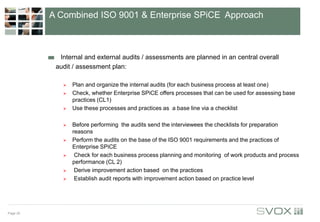 Internal Audits and Assessments with help of Enterprise SPiCE | PDF ...