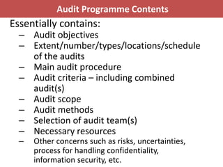 Audit Method Types Internal Audit Training with different .pptx