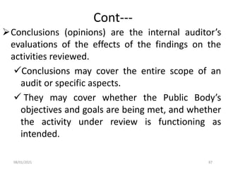 Internal audit ppt | PPTX