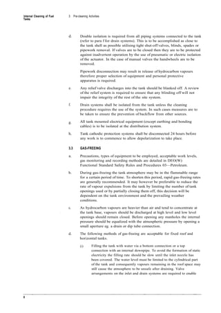 Internal cleaning of fuel tanks | PDF