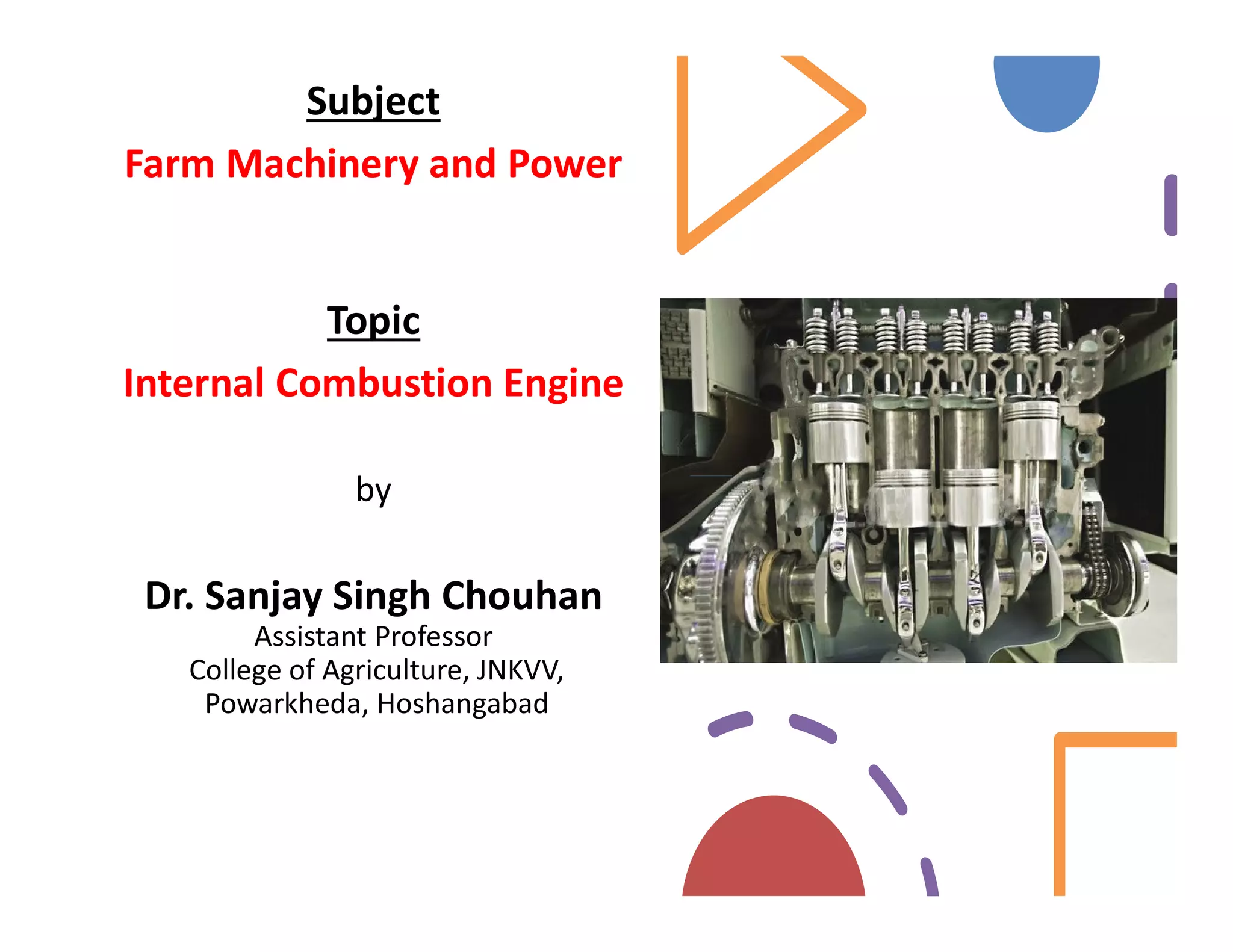 Internal combustion engine PPT