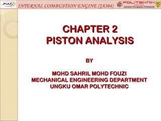 Internal combustion engine (ja304) chapter 2 | PPT