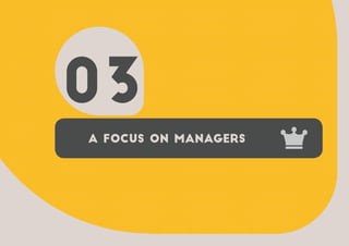 03
A FOCUS ON MANAGERS
 