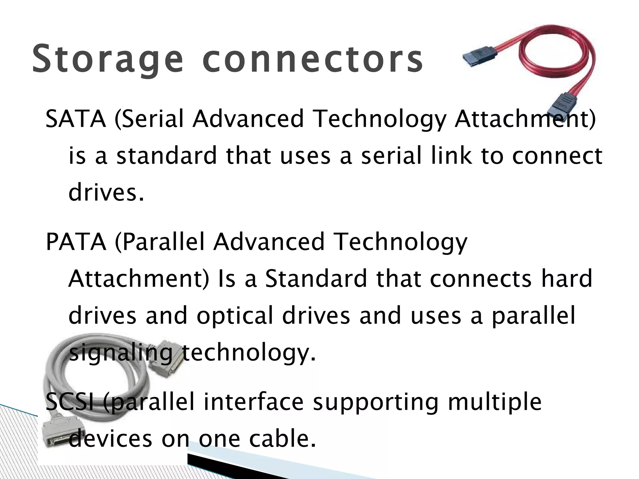 Memory EPROM- This is like ROM, but can be erased or re-modified to have a different purpose. 