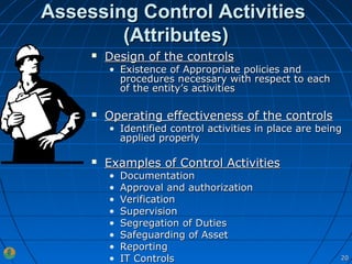 Internal Control for Cooperatives | PPT