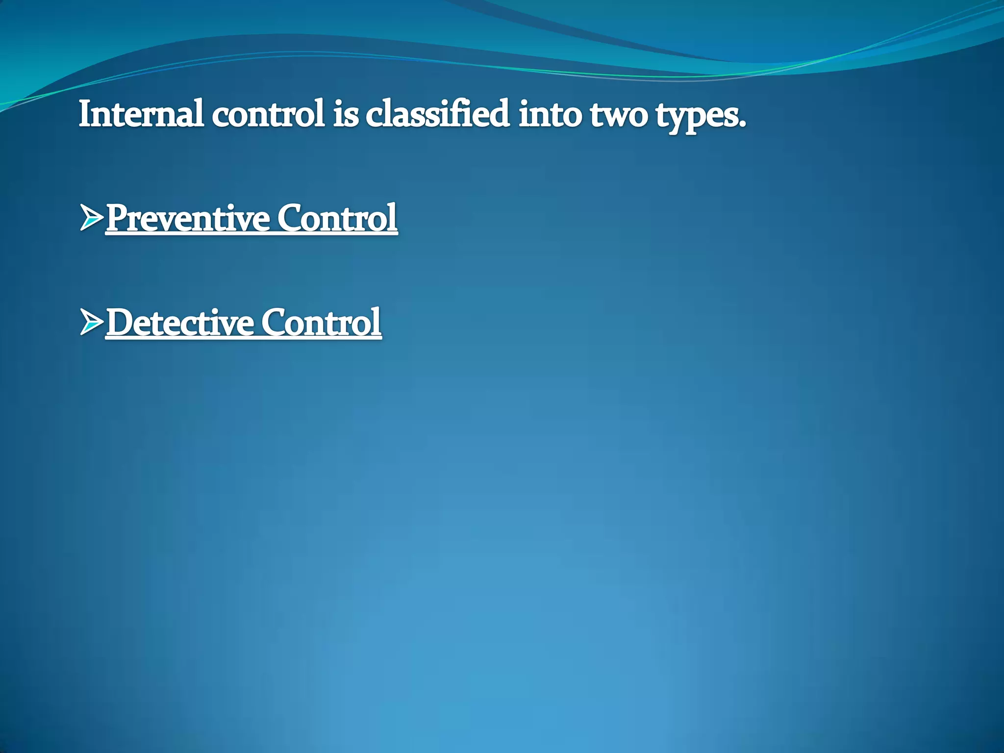 Internal control and internal audit presentation for bank | PPTX