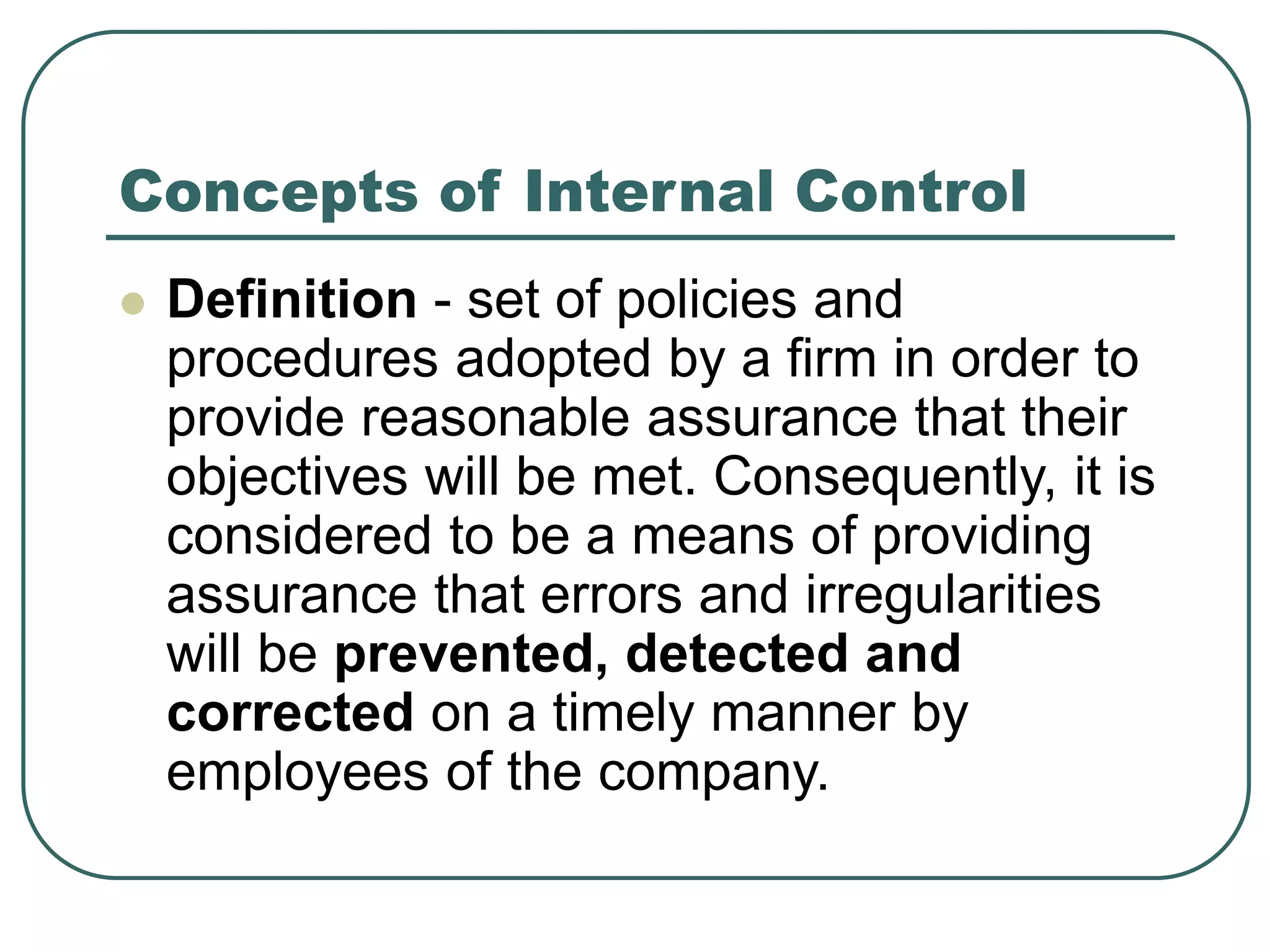 INTERNAL CONTROL and Its ENVIRONMENT.ppt