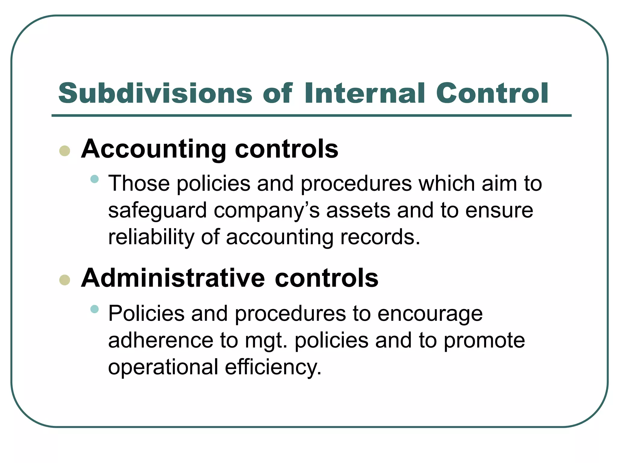 INTERNAL CONTROL and Its ENVIRONMENT.ppt