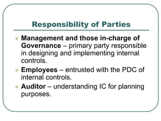 INTERNAL CONTROL and Its ENVIRONMENT.ppt