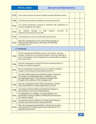 Internal Control Questionnaires (ICQs) | DOCX