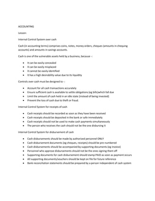 Internal controls | PDF