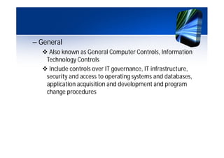 Internal controls in an IT environment | PDF