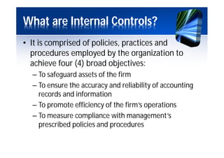 Internal controls in an IT environment | PDF