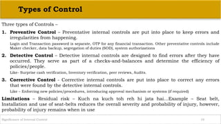 Significance of Internal Controls | PPTX