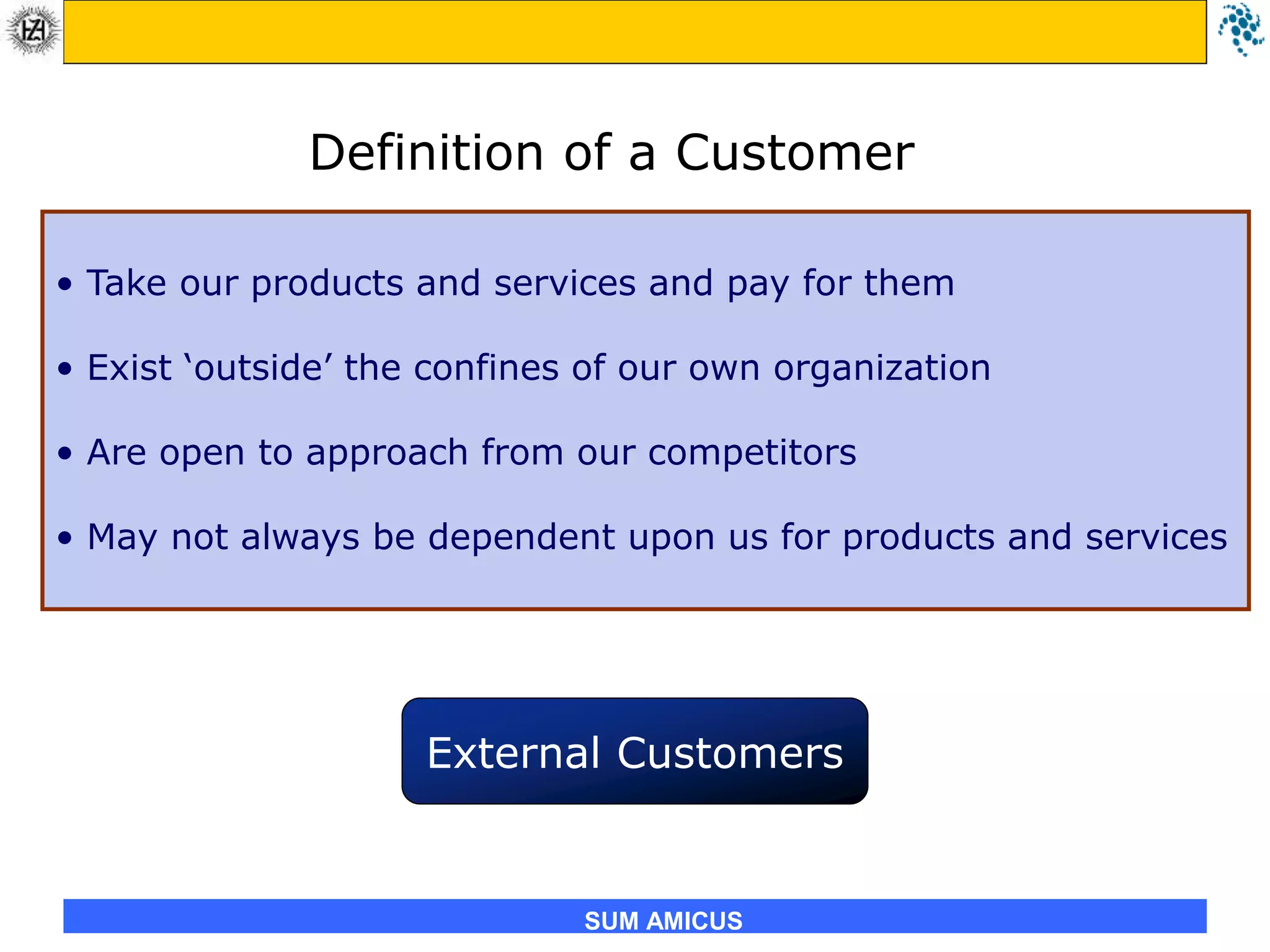 Internal Customers Satisfaction.ppt | Business | Business and Finance