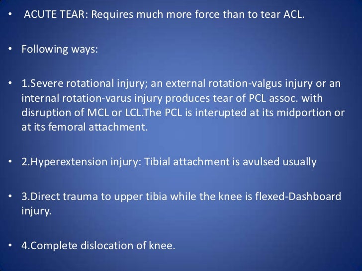 Derangement Knee Ppt