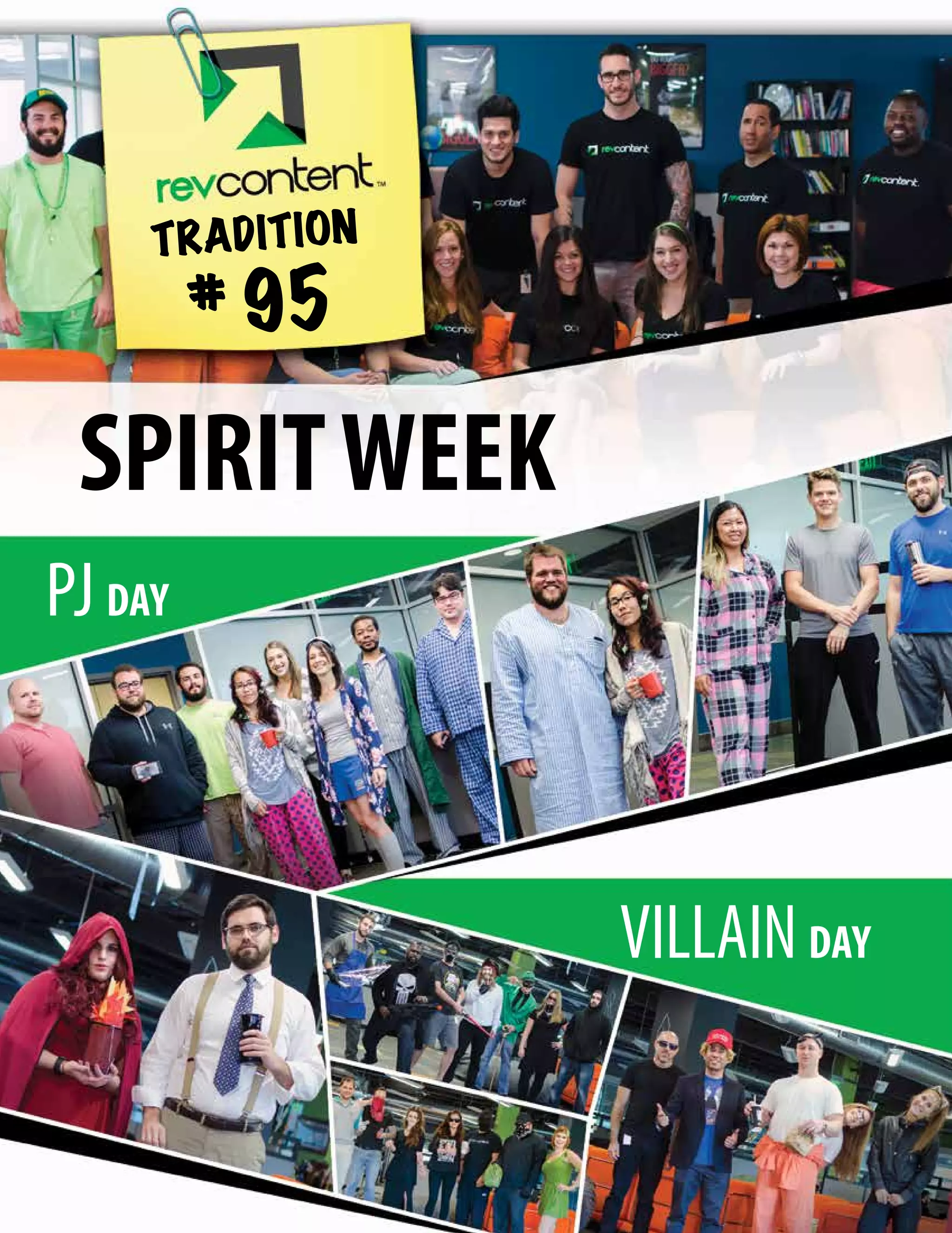 TRADITION
# 95
SPIRITWEEK
PJ DAY
DAYVILLAIN
 