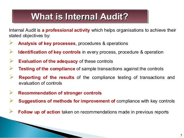 Internal Financial Control & Audit Solutions In India