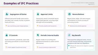 Ifc Examples Internal Financial Control in Indian Companies.pptx