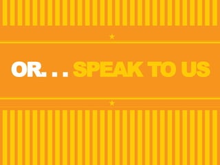 OR, THE DIGITAL TEAM
IN LONDON
 